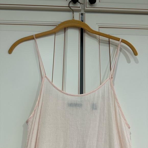 ATM Gauze Tiered Maxi Dress Blush (SD2) - Picture 6 of 8
